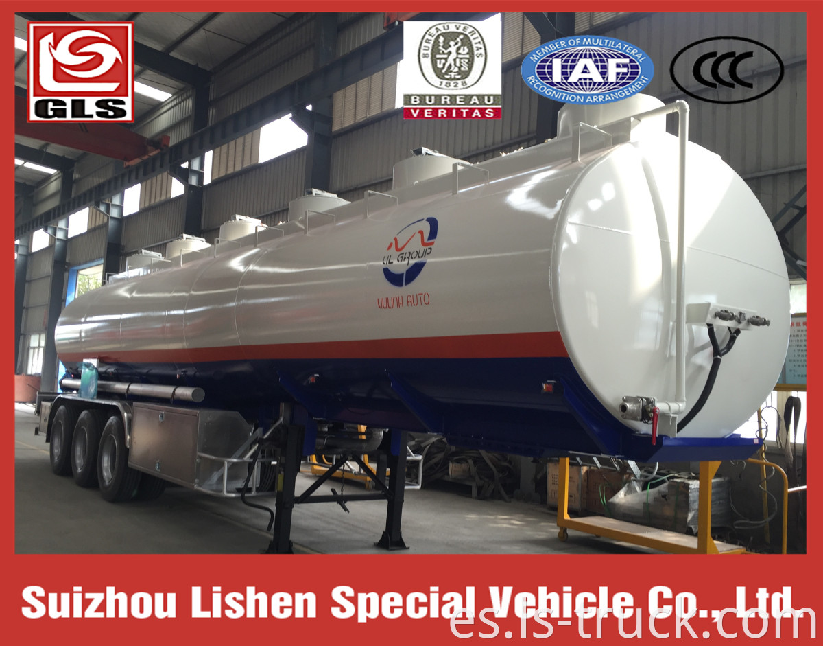 40000L Cheap Oil Tank Semi-Trailer Fuel tanker